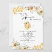 Eine süße, kleine Babydusche Einladung (Vorderseite)