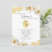 Eine süße, kleine Babydusche Einladung (Stehend Vorderseite)