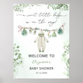Eine süße kleine Babykleide Babydusche - Empfang Poster (Vorne)