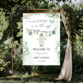 Eine süße kleine Babykleide Babydusche - Empfang Poster