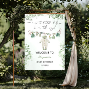 Eine süße kleine Babykleide Babydusche - Empfang Poster