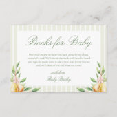 Eine süße kleine Birne-Babydusche für Baby Begleitkarte (Vorderseite)