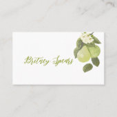 Eine süße kleine Birne Platzkarte (Vorderseite)