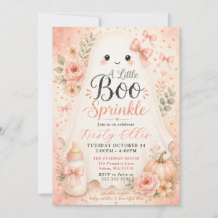 Eine süße kleine Boo-Baby-Sprinkle-Party Einladung