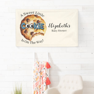 Eine süße kleine Cookie-Jungen-Baby-Party Banner