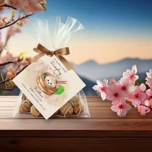 Eine süße kleine dumme Kwai Theme Babydusche Geschenkanhänger