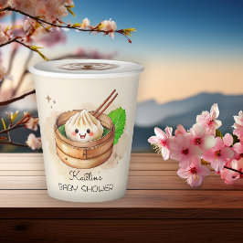 Eine süße kleine dumme Kwai Theme Babydusche Pappbecher