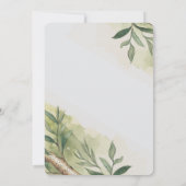 Eine süße kleine Erdnuss ist unterwegs Einladung (Rückseite)