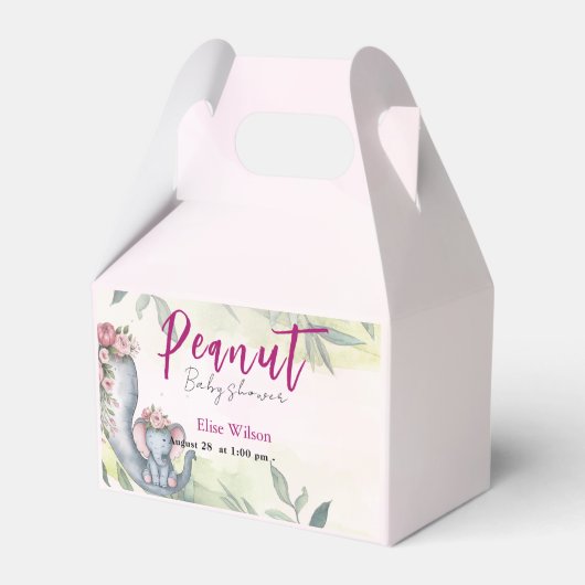 Eine süße kleine Erdnuss ist unterwegs Geschenkschachtel (Vorderseite)