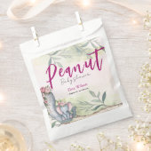 Eine süße kleine Erdnuss ist unterwegs Geschenktütchen (Ausgeschnitten)