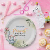 Eine süße kleine Erdnuss ist unterwegs Pappteller (Party)