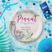 Eine süße kleine Erdnuss ist unterwegs Pappteller (Party)