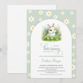 Eine süße, kleine, geschlechtsneutrale Quelle Einladung (Vorne/Hinten)