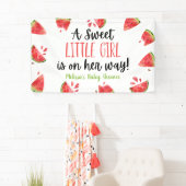 Eine süße Kleine Girl Watermelon Kinderdusche Banner (Insitu)