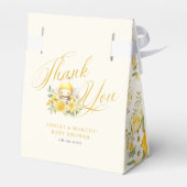 Eine süße Kleine Honey Bee Baby Dusche Danke Geschenkschachtel (Rückseite)