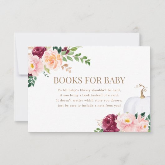 Eine süße kleine Kürbisbucht für Baby Einladung (Vorderseite)