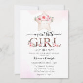 Eine süße kleine Mädchen-Dusche - Einladung (Vorderseite)