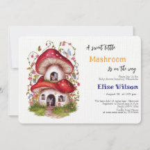 Eine süße, kleine Mashroom-Fee ist unterwegs