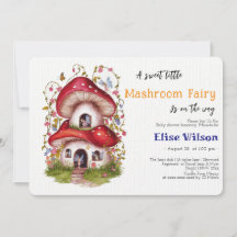 Eine süße, kleine Mashroom-Fee ist unterwegs