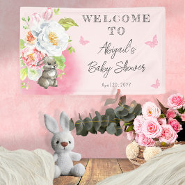 Eine süße kleine, sonnige Babydusche. Empfang Banner