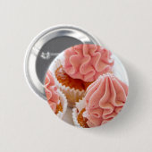 Eine süße Leckerei Kuchen mit rosa Zuckerguss Button (Vorne & Hinten)