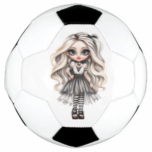 Eine süße Mädchen-Halloween-Design-Kollektion 12 Fußball