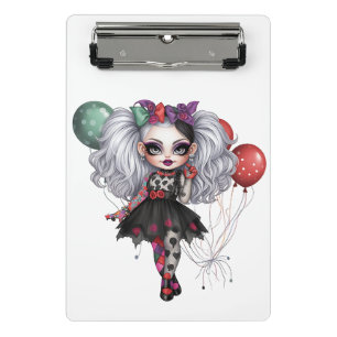 Eine süße Mädchen-Halloween-Design-Kollektion 14 Mini Klemmbrett