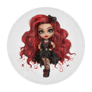 Eine süße Mädchen-Halloween-Design-Kollektion 16 Schneidebrett