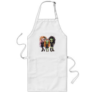 Eine süße Mädchen-Halloween-Design-Kollektion 20 Lange Schürze