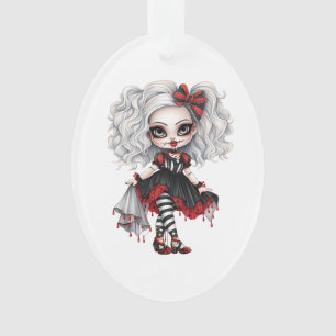 Eine süße Mädchen-Halloween-Design-Kollektion 7 Ornament
