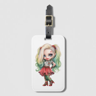 Eine süße Mädchen-Halloween-Design-Kollektion 9 Gepäckanhänger