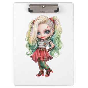 Eine süße Mädchen-Halloween-Design-Kollektion 9 Klemmbrett