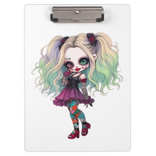 Eine süße Mädchen-Halloween-Kollektion 13 Klemmbrett