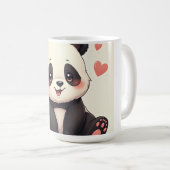 eine süße Panda-Tasse Kaffeetasse (VorderseiteRechts)