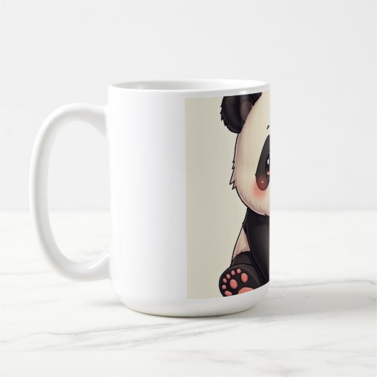 eine süße Panda-Tasse Kaffeetasse (Links)