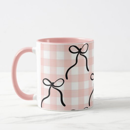 Eine süße rosa Tasse (Links)