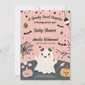 Eine süße Surpris Halloween-Kinderdusche Einladung (Vorderseite)