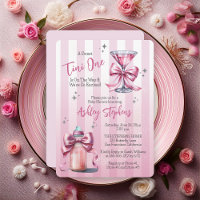 Eine süße Tini-One-Pink-Coquette-Girl-Babydusche