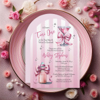 Eine süße Tini-One-Pink-Coquette-Girl-Babydusche