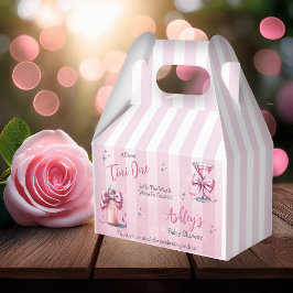Eine süße Tini-One-Pink-Coquette-Girl-Babydusche Geschenkschachtel