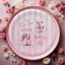 Eine süße Tini-One-Pink-Coquette-Girl-Babydusche