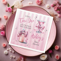 Eine süße Tini-One-Pink-Coquette-Girl-Babydusche