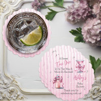 Eine süße Tini-One-Pink-Coquette-Girl-Babydusche