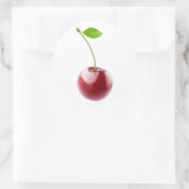 Eine Süßkirsche Runder Aufkleber (Tasche)