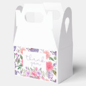 Eine Sweet Baby Girl Lila Baby Dusche Geschenkboxe Geschenkschachtel (Geöffnet)