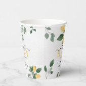 Eine Sweet Baby Watercolor Lemon Babydusche Pappbecher (Rechts)