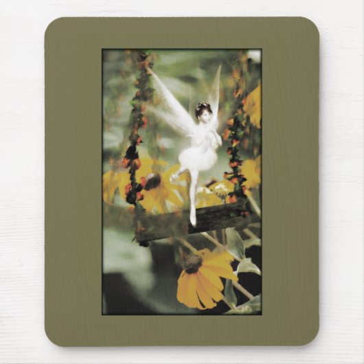 Eine Swing in der Gartenmousepad Mousepad (Vorne)