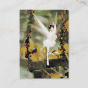 Eine Swing in Garden Mini Print Visitenkarte