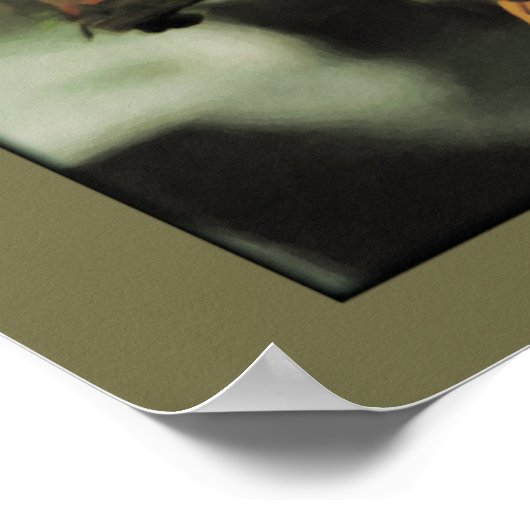 Eine Swing in Garden Poster (Ecke)