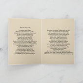 Eine Sympathiekarte für einen trauernden Ehegatten Karte (Innenseite)